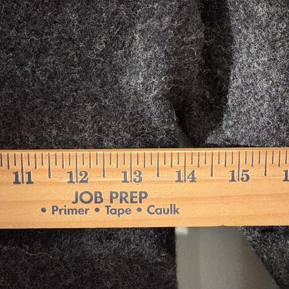 Ralph Lauren Rugby Wool Sweater Dress Small Charcoal Gray Funnel Neck Bodycon - Picture 9 of 15